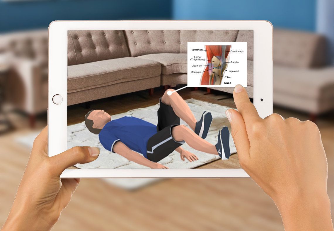Augmented Reality app - Physiotherapists