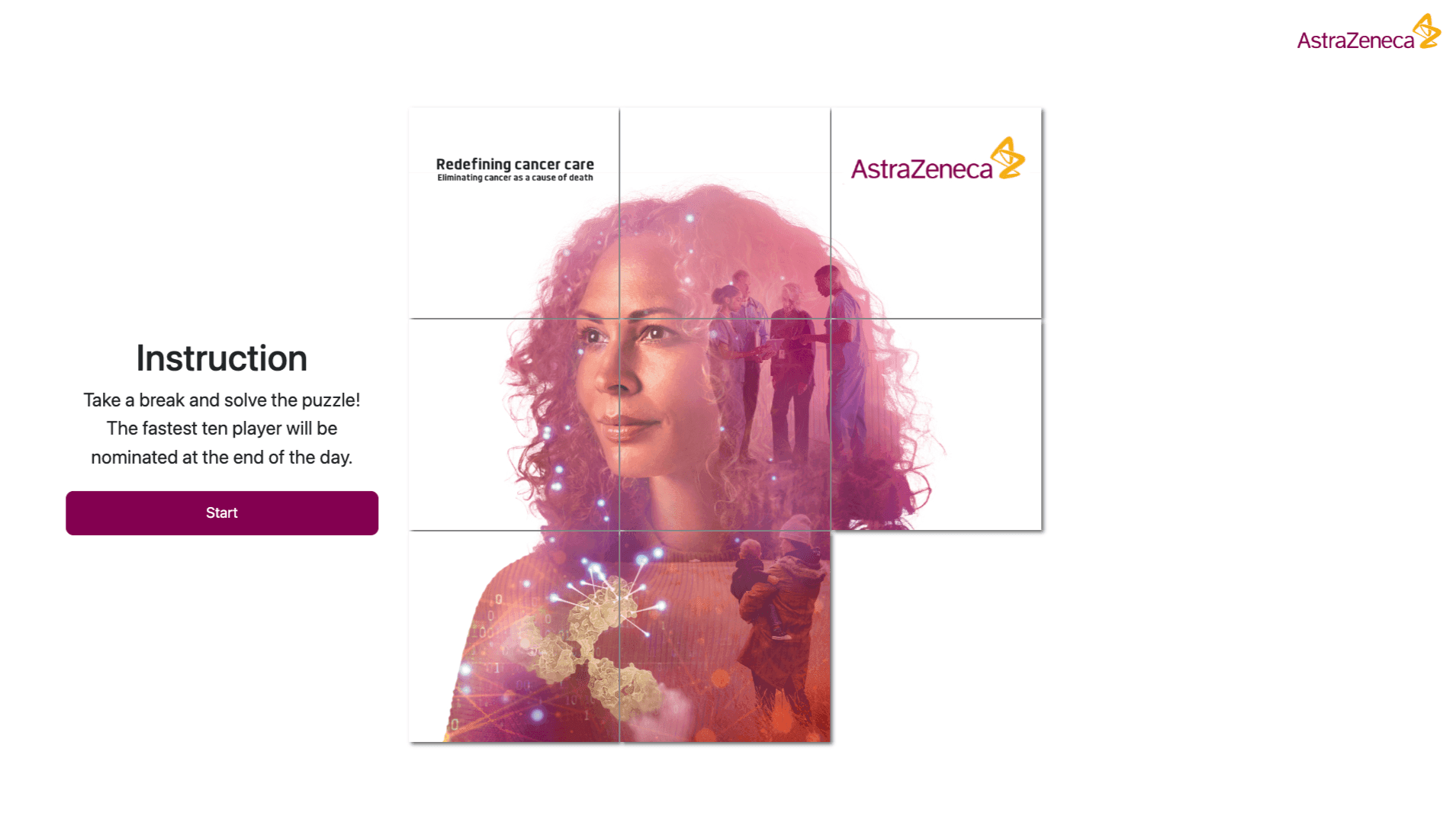 AstraZeneca – Touchscreen Puzzle Game 2