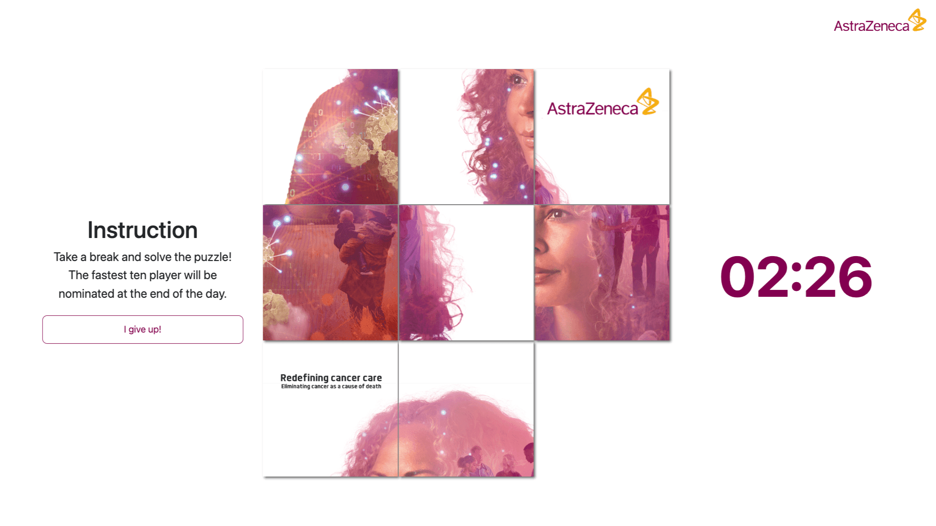 AstraZeneca – Touchscreen Puzzle Game 3