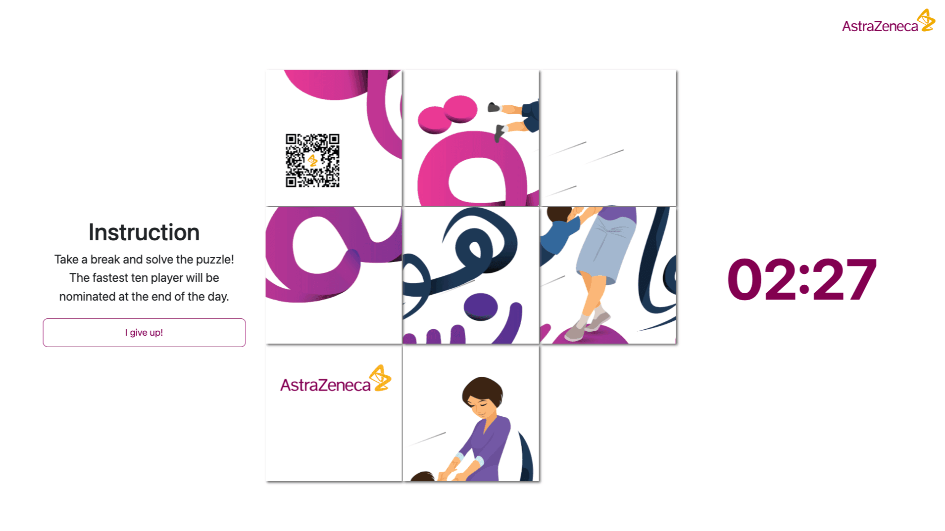 AstraZeneca – Touchscreen Puzzle Game 4