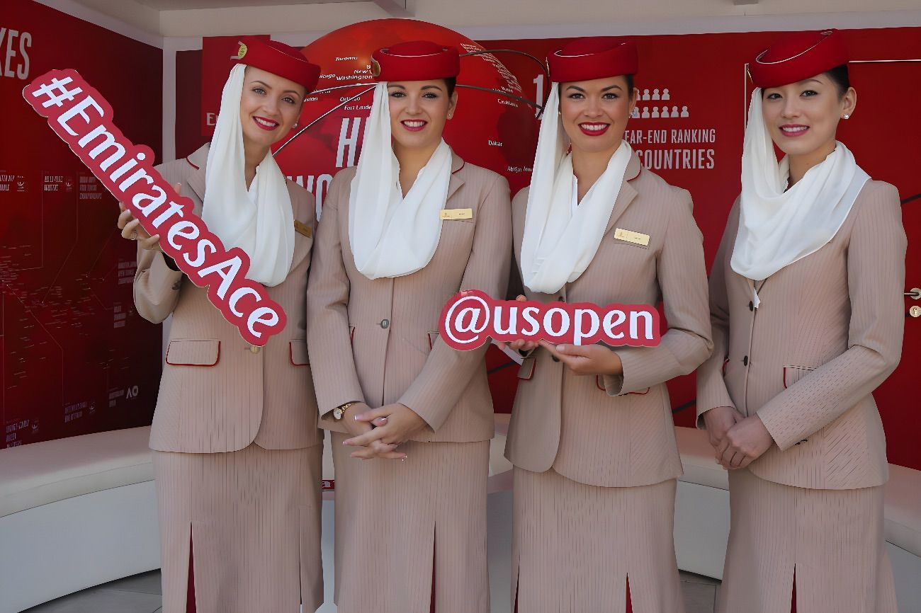 Emirates Airline AI Art Gallery at the US Open, New York 2