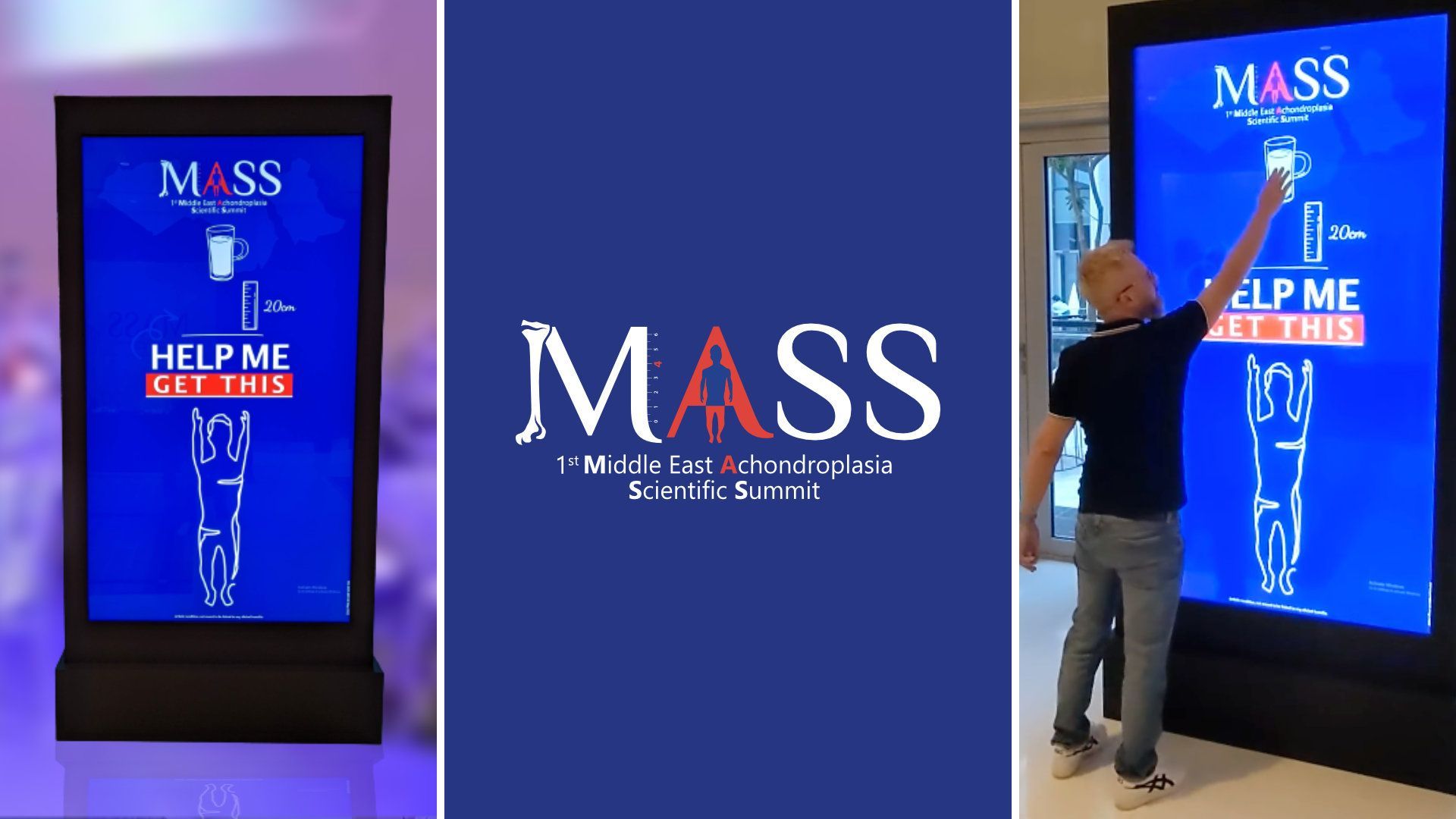 Touchscreen App –  Achondroplasia Scientific Summit Dubai 1