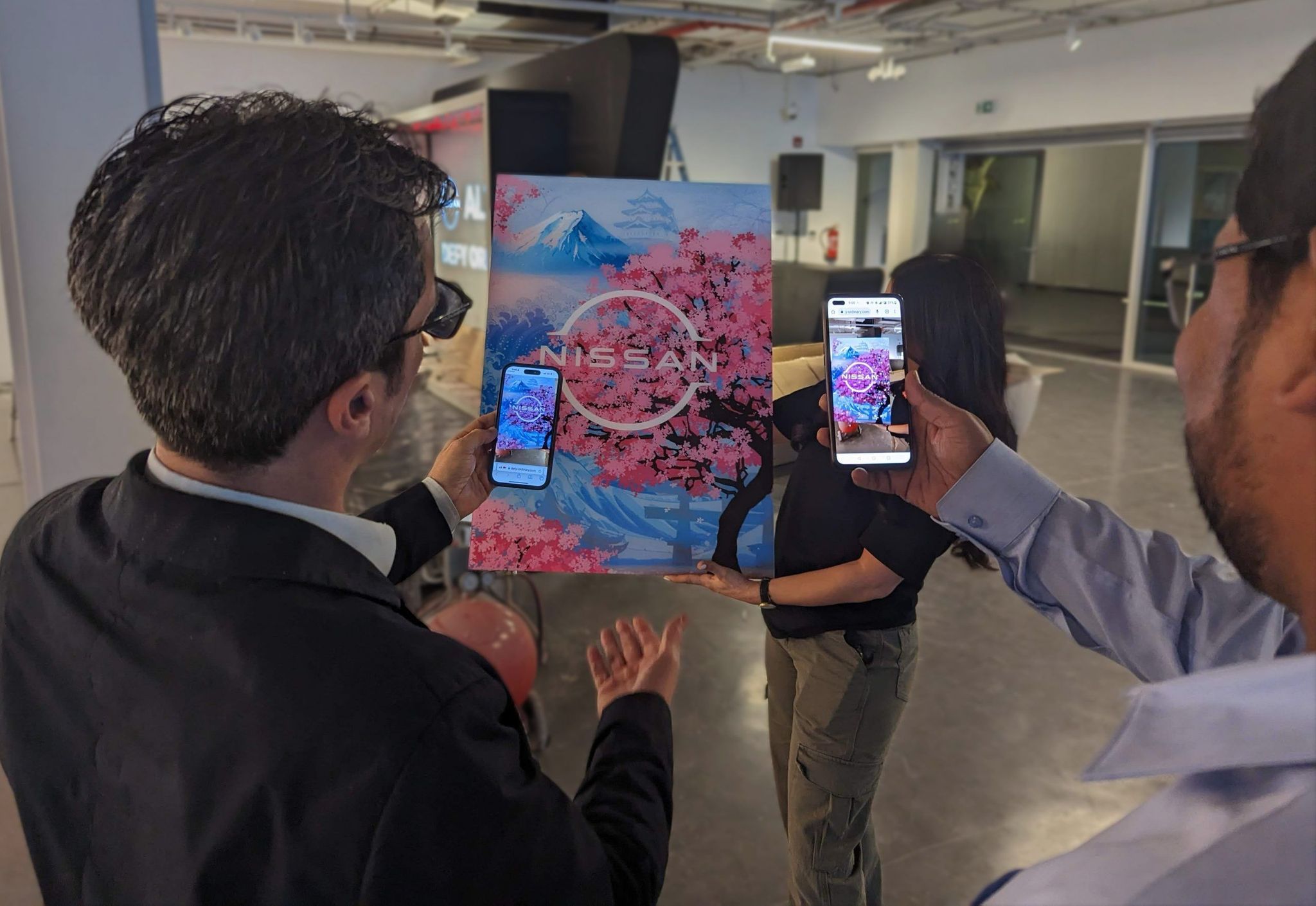 Web Augmented Reality – Nissan Art Gallery 3