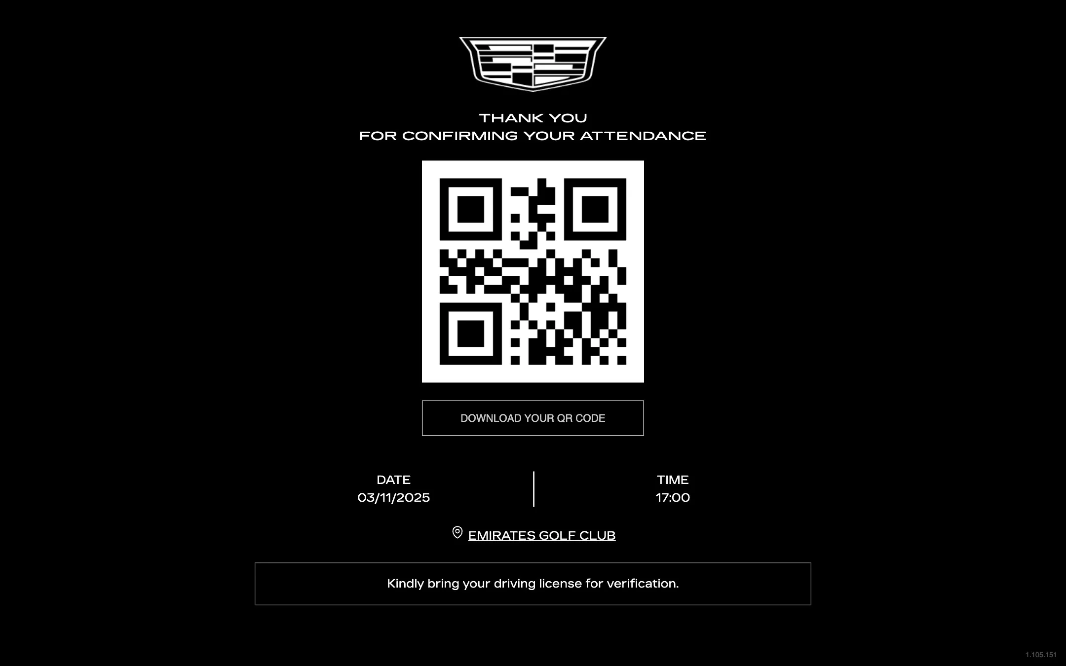 Cadillac Clubhouse Registration Platform - Image 2
