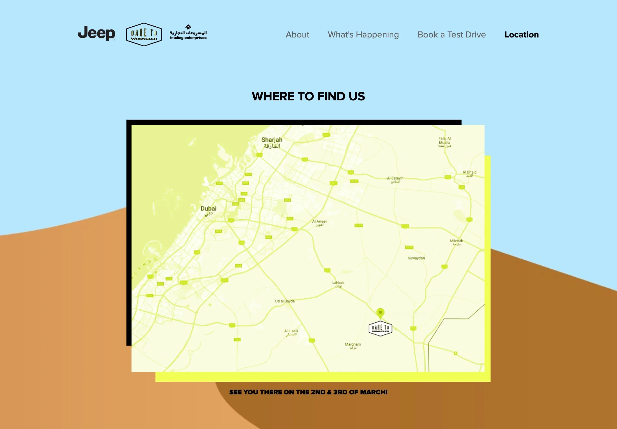 Dare to Wrangler Test Drive Microsite - Image 5