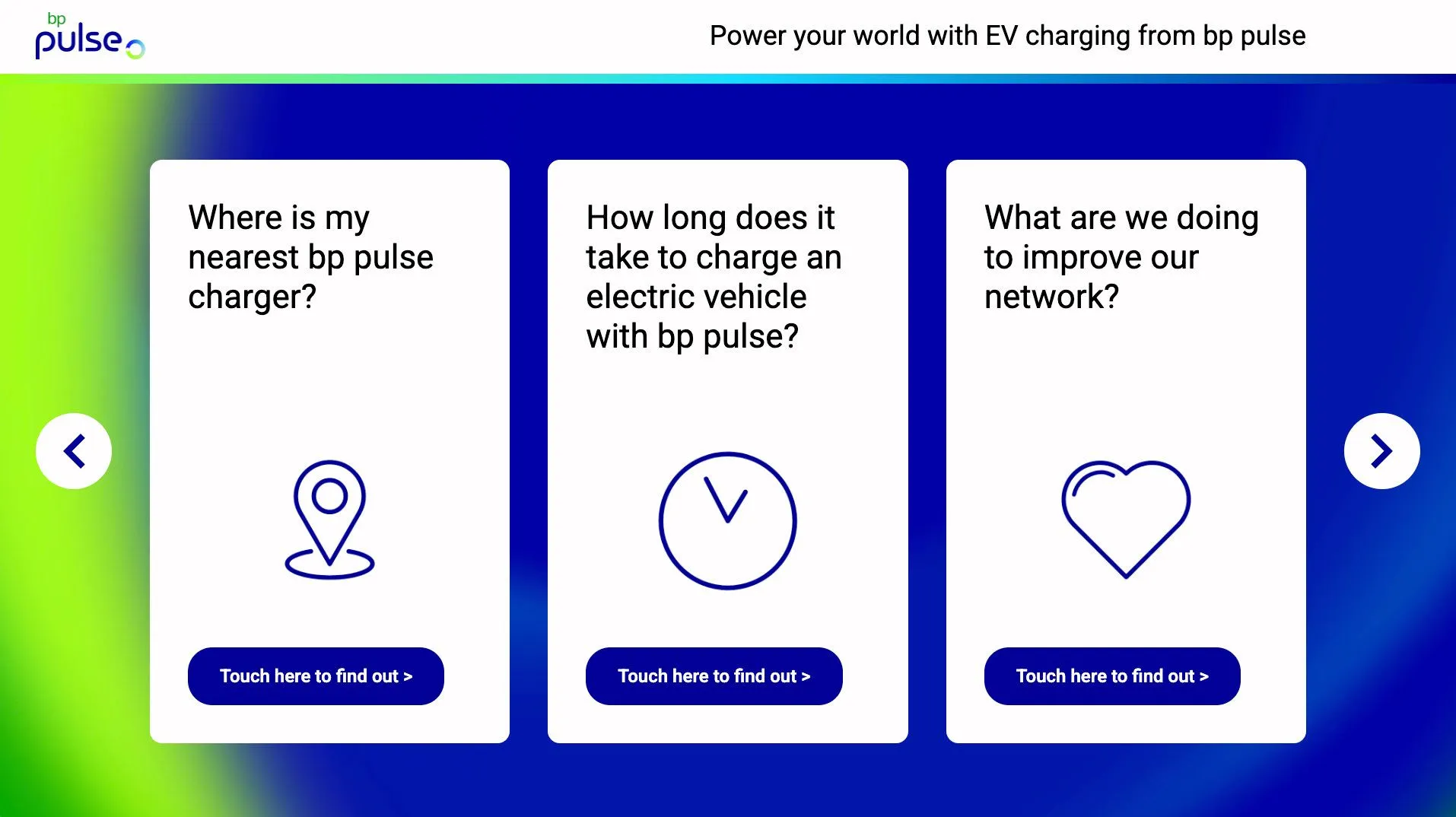 EV Charging Network Touchscreen Information App - Image 3