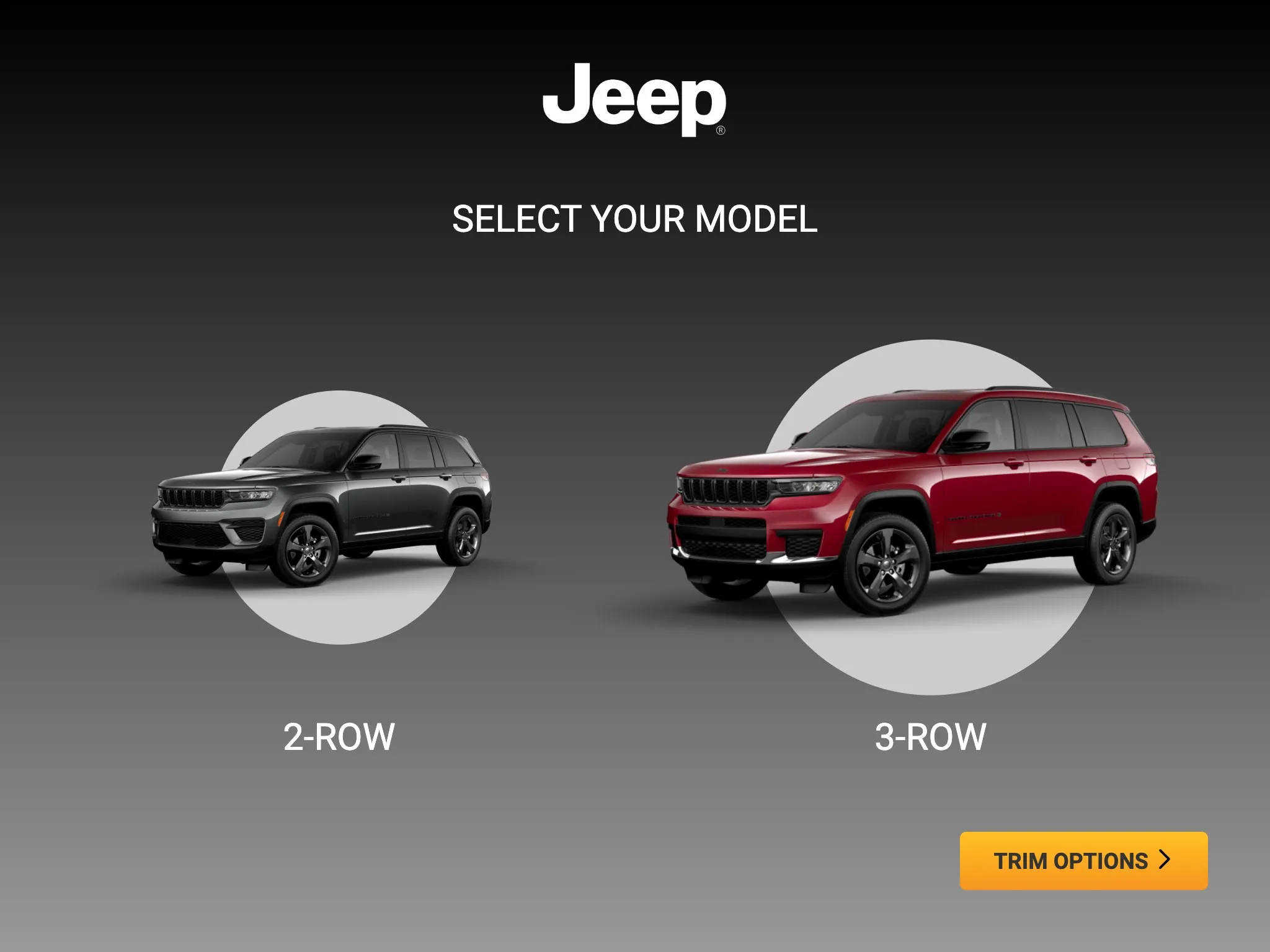 Model selection with the 3-Row version chosen