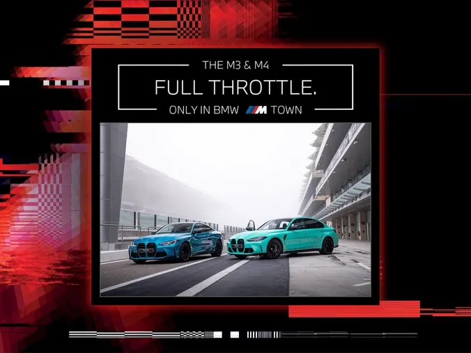 BMW M3 and M4 Full Throttle track event at Yas Marina Circuit