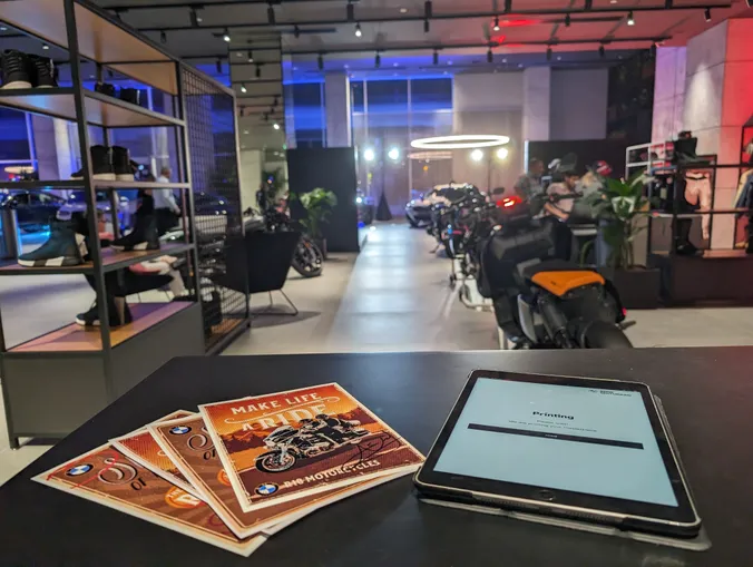 Interactive Poster Signing – Dubai Showroom Launch project cover image