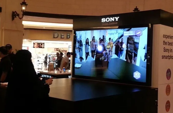 Sony Xperia – Live Interactive Augmented Reality (AR) Game project cover image