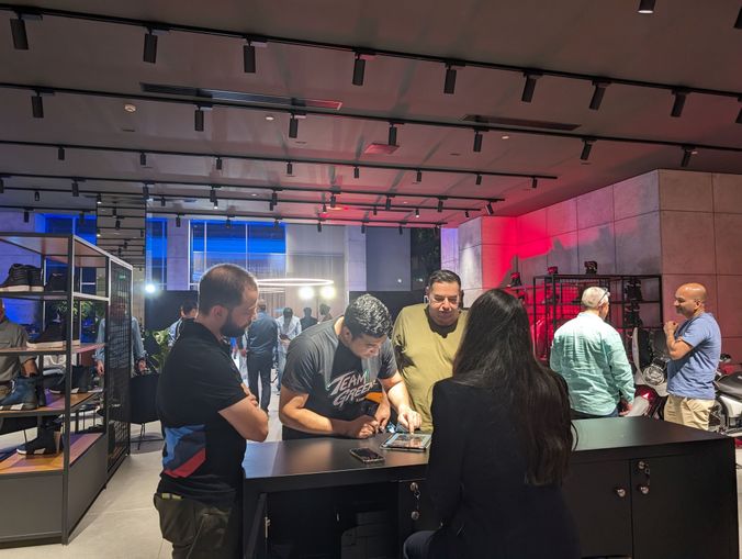 Interactive Poster Signing – Dubai Showroom Launch - Image 3