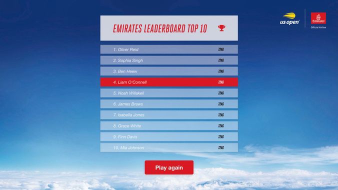 US Open - Tennis Touchscreen Quiz App - Image 5