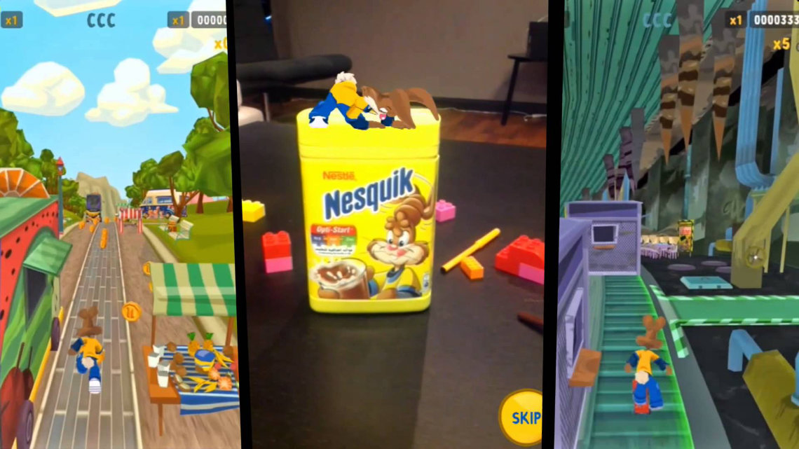 nestle augmented reality mobile game