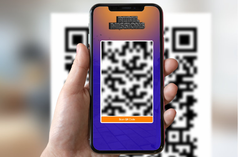 QR Treasure Hunt – Rebel Mission Touch Technology, Mobile and Web App Development, Web and Software Development reference image