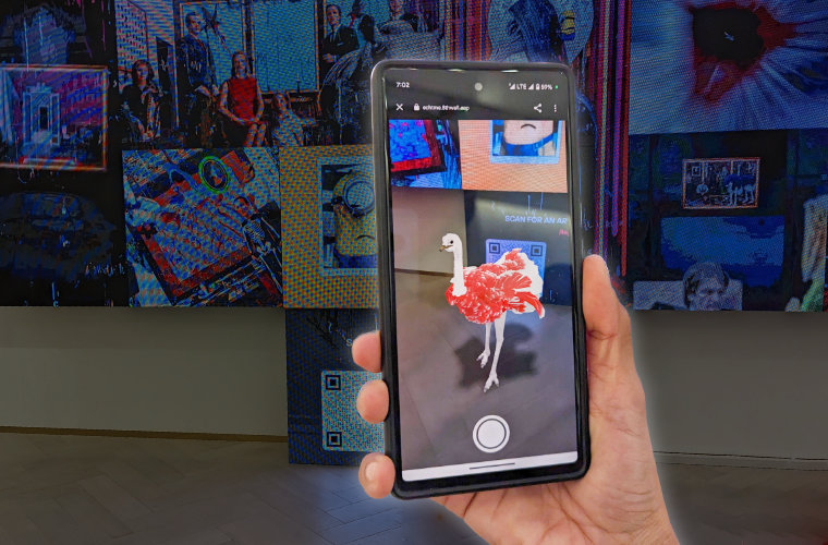 Augmented Reality Art – Gallery Eden Gesture Technology, Augmented Reality reference image